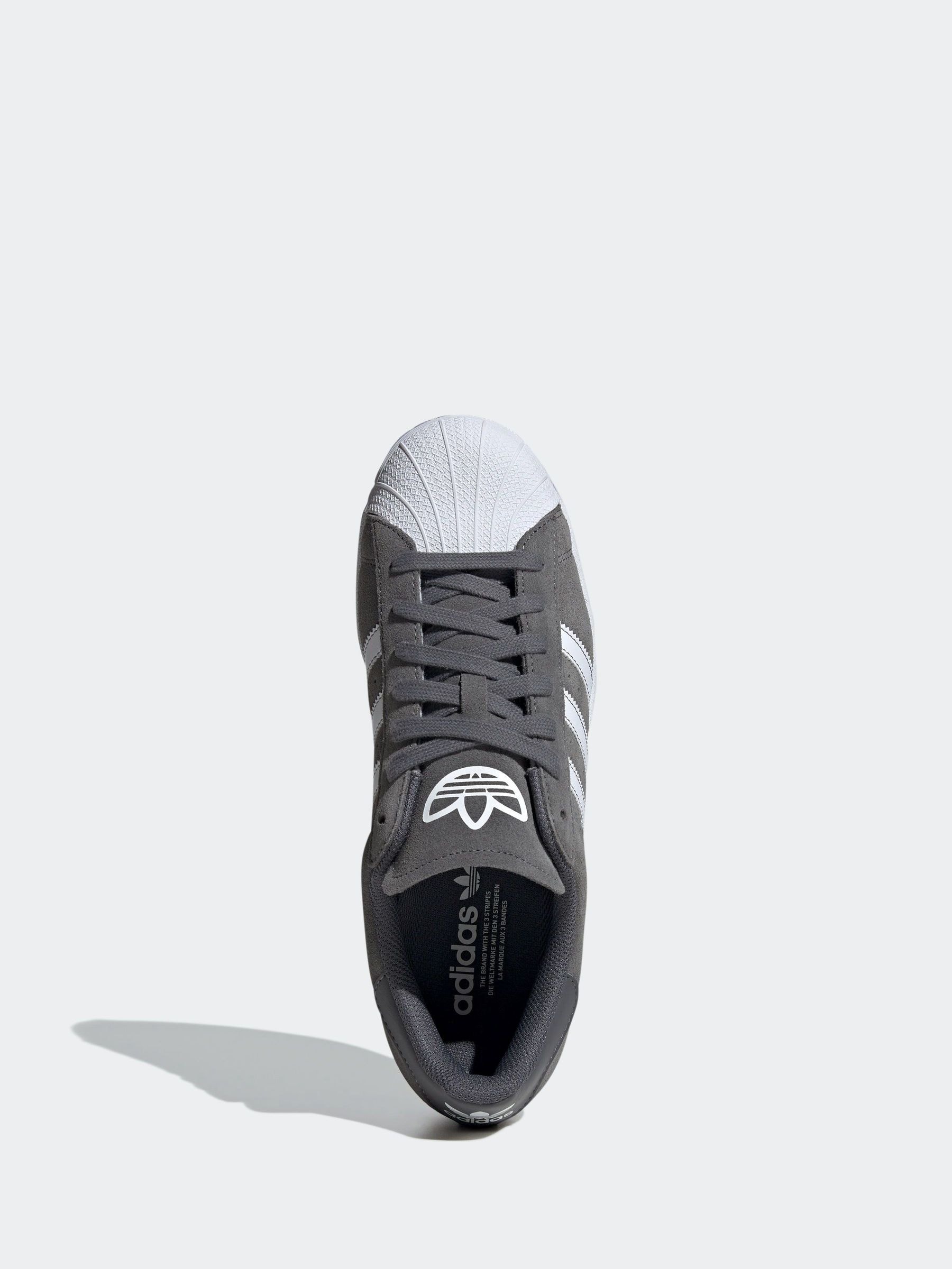 Buy adidas Originals Grey Superstar Traniers from Next Luxembourg