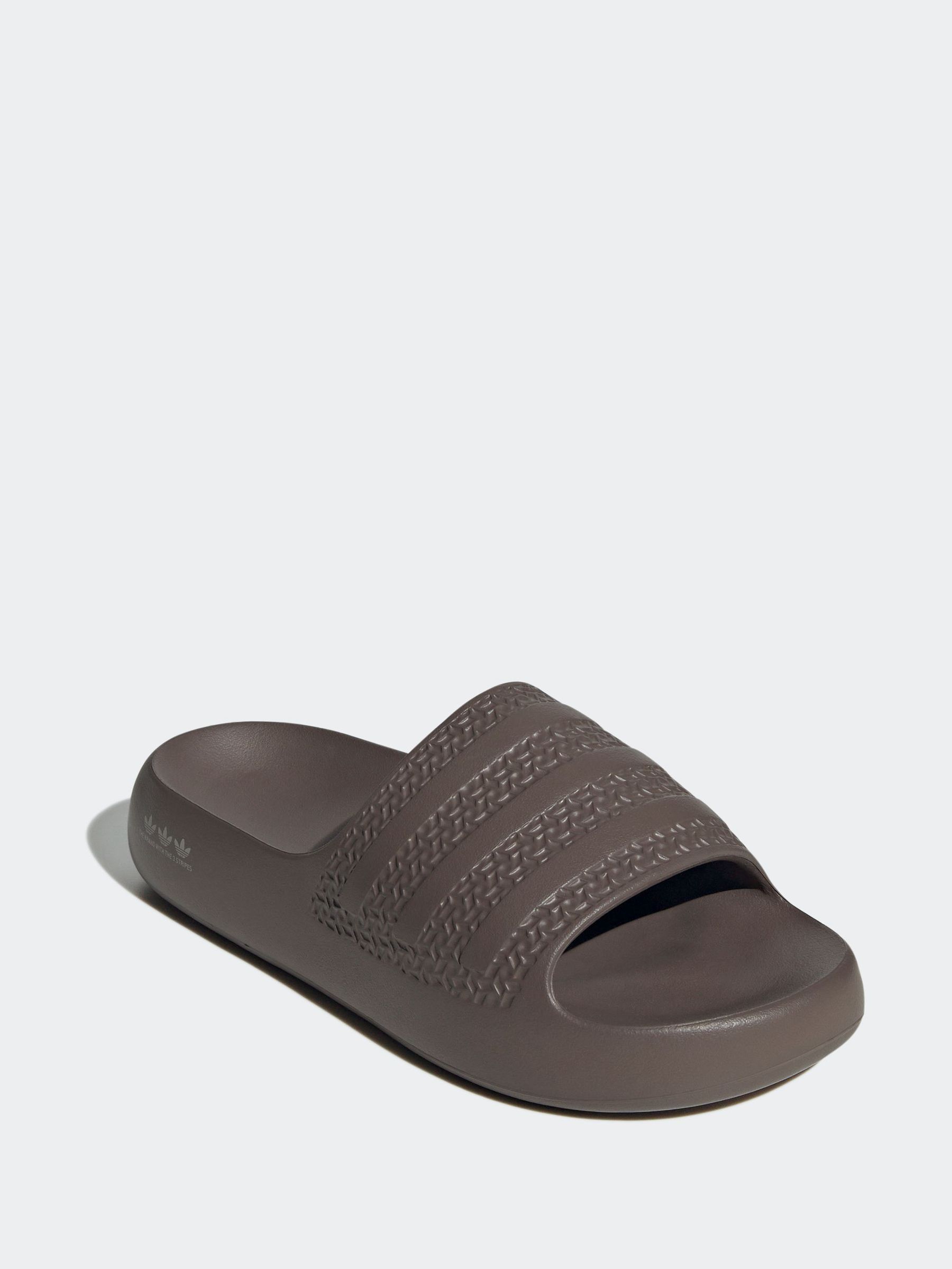 Buy adidas originals Brown Dark Adilette Ayoon Sandals from Next USA