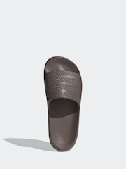 adidas originals Brown Dark Adilette Ayoon Sandals - Image 6 of 10