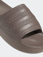 adidas originals Brown Dark Adilette Ayoon Sandals - Image 8 of 10