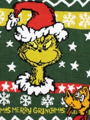 Character Green The Grinch Christmas Jumper - Image 6 of 7
