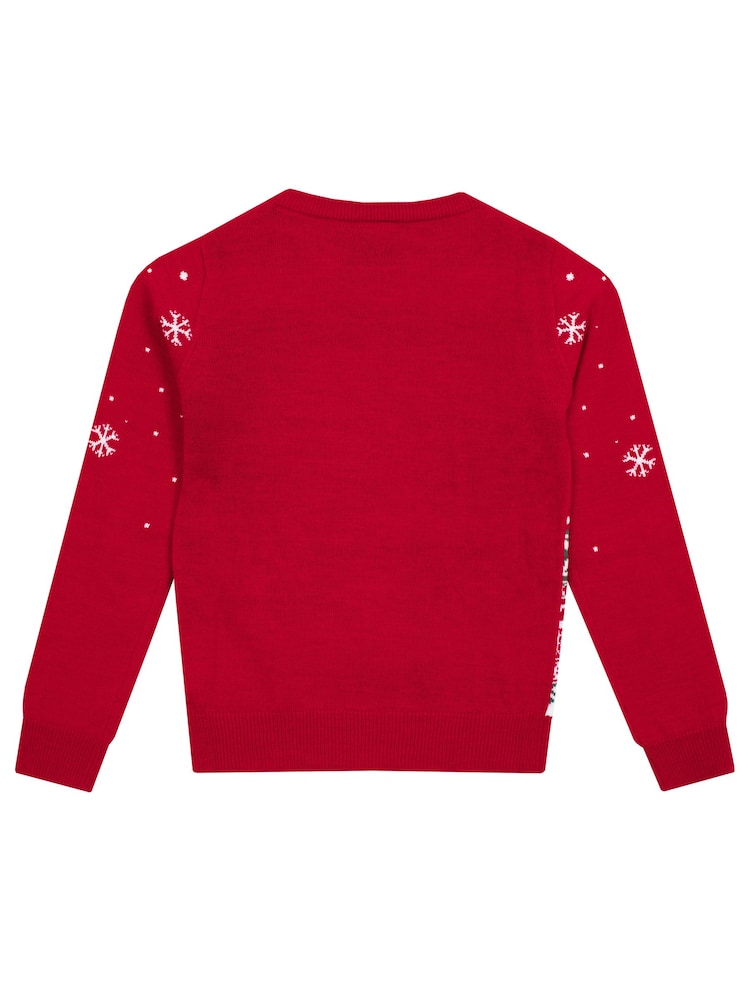 Character Red Star Wars Darth Vader Christmas Jumper - Image 2 of 6