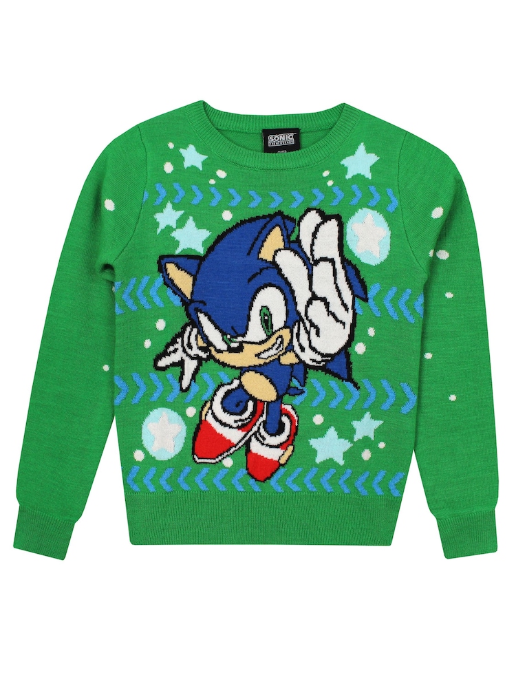 Character Christmas Sonic Jumper - Bild 1 von 10