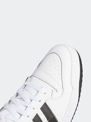 adidas Originals White Forum Mid Trainers - Image 11 of 12