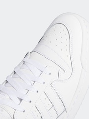 adidas Originals Off White Forum Mid Trainers - Image 10 of 11