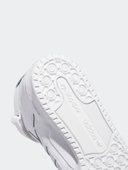 adidas Originals Off White Forum Mid Trainers - Image 11 of 11