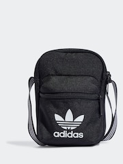 adidas Originals Black Adicolour Classic Festival Crossbody Bag - Image 1 of 4