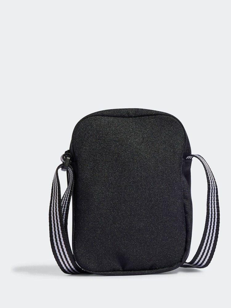 adidas Originals Black Adicolour Classic Festival Crossbody Bag - Image 2 of 4