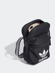 adidas Originals Black Adicolour Classic Festival Crossbody Bag - Image 3 of 4