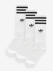 adidas Originals Off White High Crew Socks - Image 1 of 5