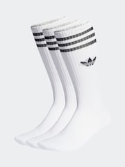 adidas Originals Off White High Crew Socks - Image 2 of 5