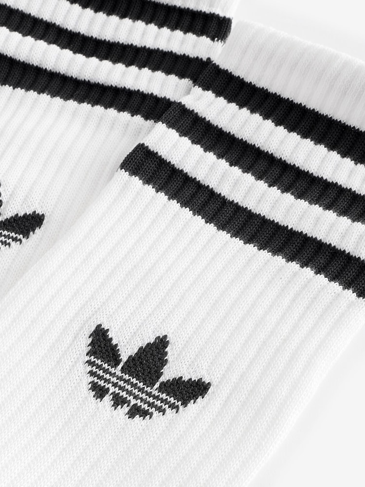 adidas Originals Off White High Crew Socks - Image 5 of 5