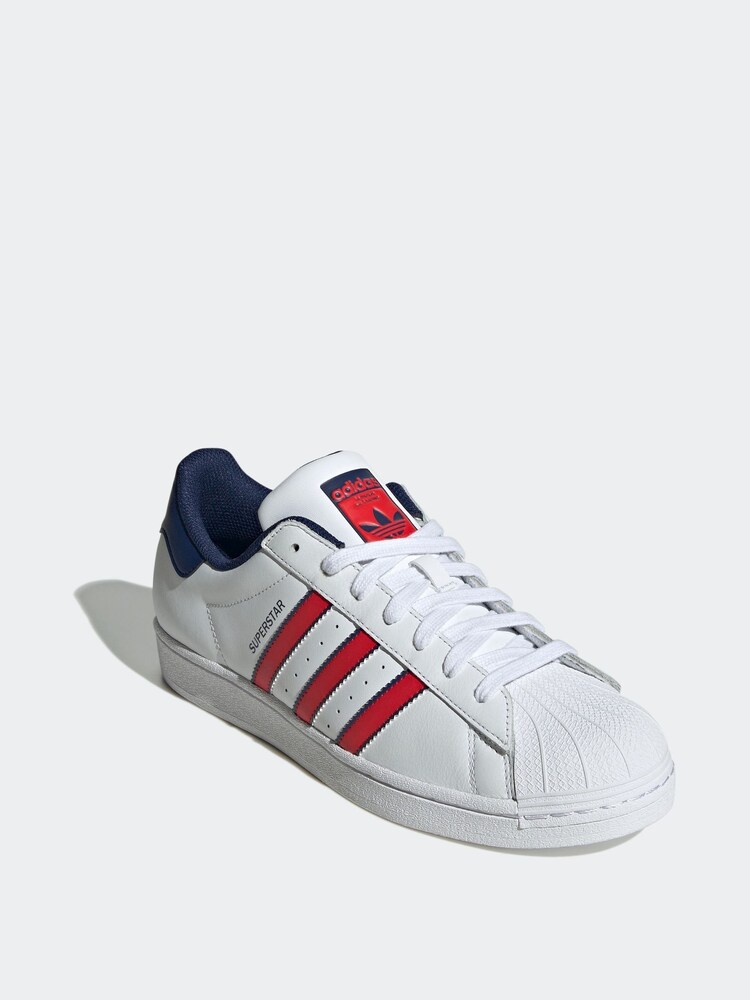 adidas Originals Superstar White Trainers - Image 3 of 8