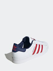 adidas Originals Superstar White Trainers - Image 4 of 8