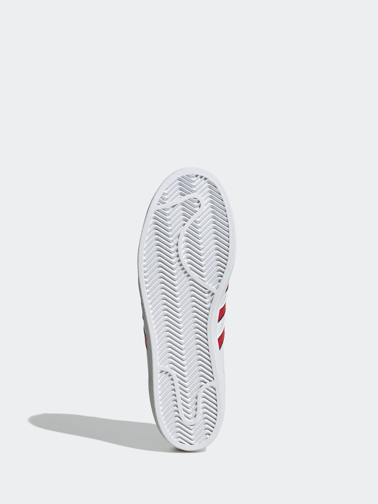adidas Originals Superstar White Trainers - Image 6 of 8