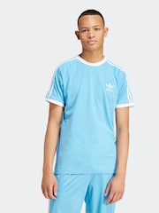 Темно-синий - Футболка из 100% хлопка adidas Adicolor Classics 3 - Изображение 1 из 6