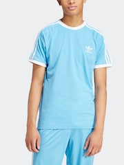 Темно-синий - Футболка из 100% хлопка adidas Adicolor Classics 3 - Изображение 3 из 6