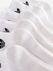 adidas Off White Mid Ankle Socks 3 Pack - Image 4 of 4