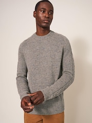 White Stuff Grey Arundel Crew Jumper - Image 1 of 7