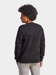 adidas Originals Black Trefoil Essentials Crew Neck Sweatshirt - Image 3 of 6