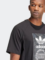 adidas Originals Black 100% Cotton Tongue T-Shirt - Image 5 of 7