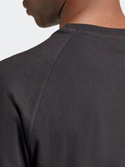 adidas Originals Black 100% Cotton Tongue T-Shirt - Image 6 of 7