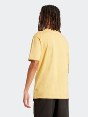 adidas Originals Yellow 100% Cotton Trefoil Essentials T-Shirt - Image 2 of 6