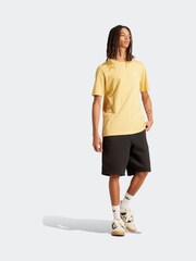 adidas Originals Yellow 100% Cotton Trefoil Essentials T-Shirt - Image 3 of 6