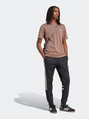 adidas Originals Brown 100% Cotton Trefoil Essentials T-Shirt - Image 3 of 5