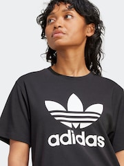 adidas Originals Black Trefoil Regular T-Shirt - Image 5 of 7