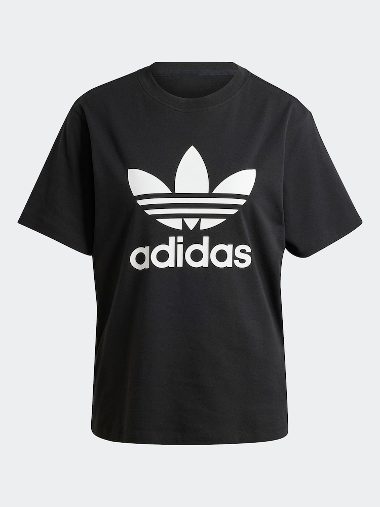 adidas Originals Black Trefoil Regular T-Shirt - Image 7 of 7