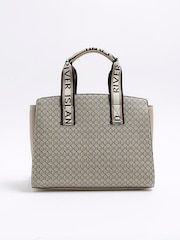 River Island Monogram Webbing Handle Tote Bag - Image 3 of 6
