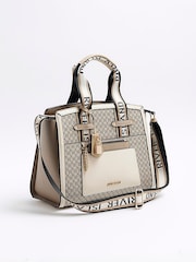 River Island Monogram Webbing Handle Tote Bag - Image 4 of 6