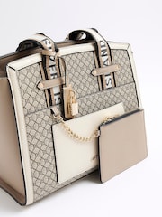 River Island Monogram Webbing Handle Tote Bag - Image 5 of 6