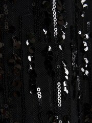 River Island Black Fitted Spaced Sequin Top - Image 6 of 6