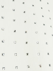 River Island Cream Embellished Bodyfit Vest - Image 4 of 4