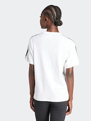 adidas Originals White 3-Stripes T-Shirt - Image 3 of 8