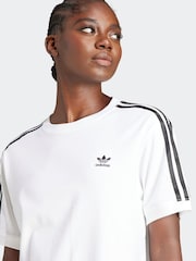adidas Originals White 3-Stripes T-Shirt - Image 6 of 8