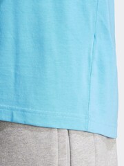 adidas Originals Blue Adicolor Trefoil 100% Cotton T-Shirt - Image 6 of 7