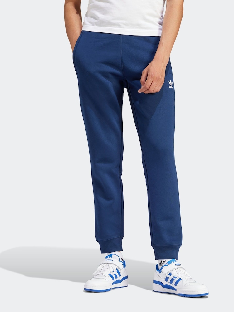 adidas Originals Blue Trefoil Essentials Joggers - Image 1 of 6