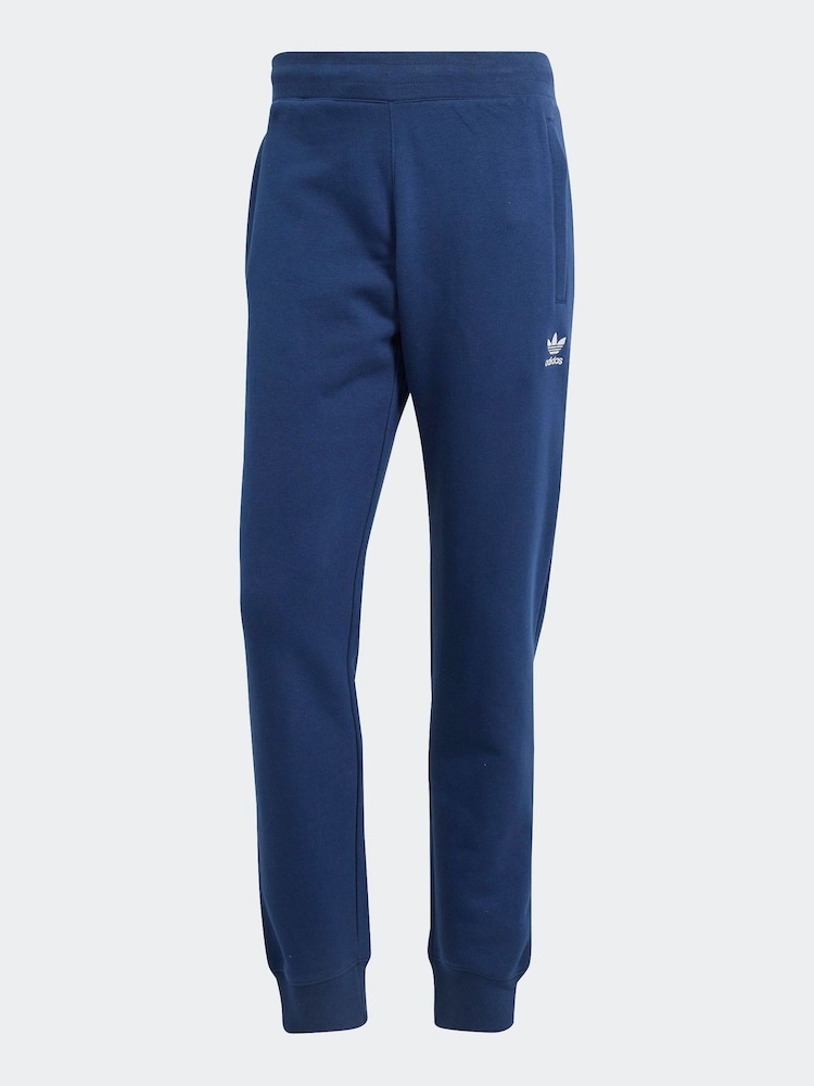 adidas Originals Blue Trefoil Essentials Joggers - Image 6 of 6