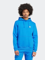adidas Originals Blue Trefoil Essentials Hoodie - Image 1 of 7
