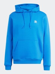 adidas Originals Blue Trefoil Essentials Hoodie - Image 7 of 7