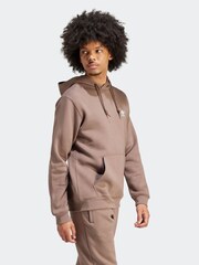 adidas Originals Brown Trefoil Essentials Hoodie - Image 3 of 7