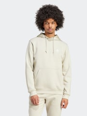 adidas Originals Cream Trefoil Essentials Hoodie - Image 1 of 6