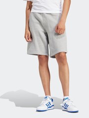 adidas Originals Grey Trefoil Essentials Shorts - Image 1 of 6