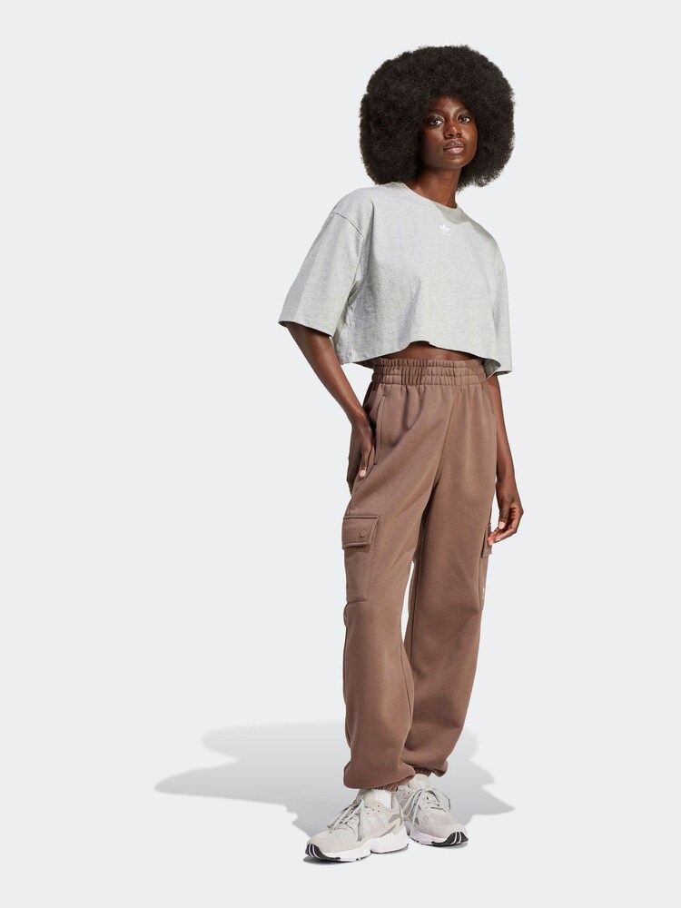 adidas Originals Essentials Fleece Cargo Joggers - Image 3 of 5