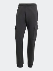adidas Originals Black Trefoil Essentials Cargo Joggers - Image 5 of 5