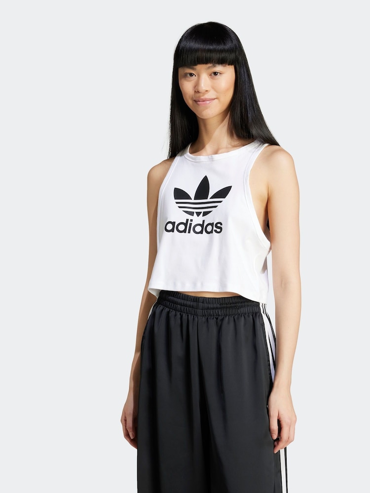 adidas Originals White Tank Top - Image 1 of 8