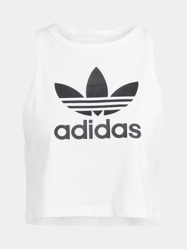 adidas Originals White Tank Top - Image 8 of 8